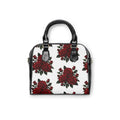 Romantic Red Rose Floral Shoulder Handbag