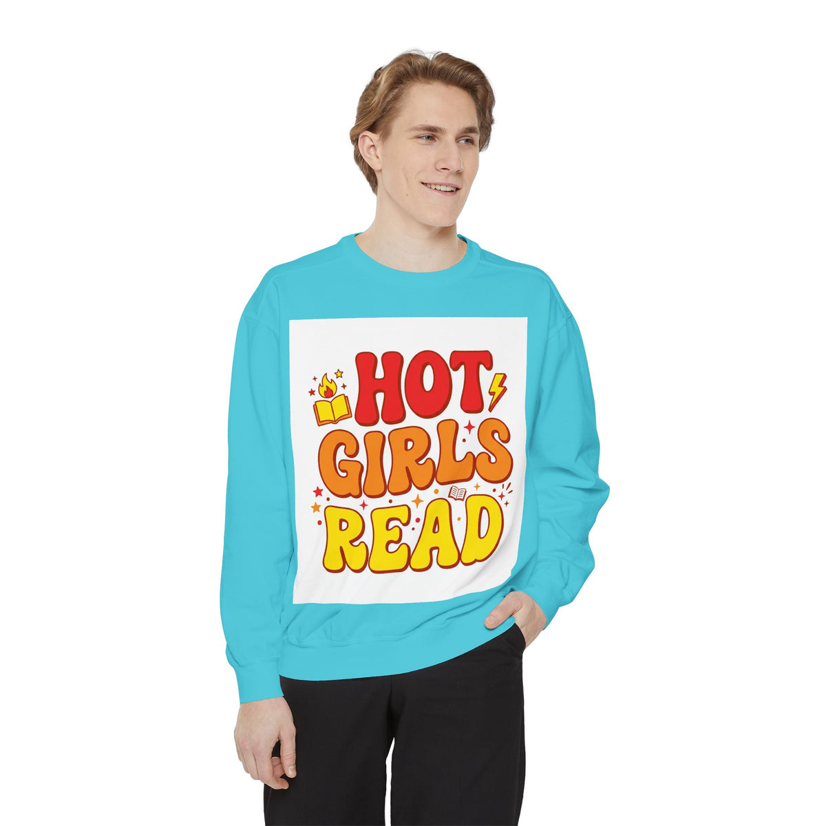 Hot Girls Read Sweatshirt – Book Lover Gift