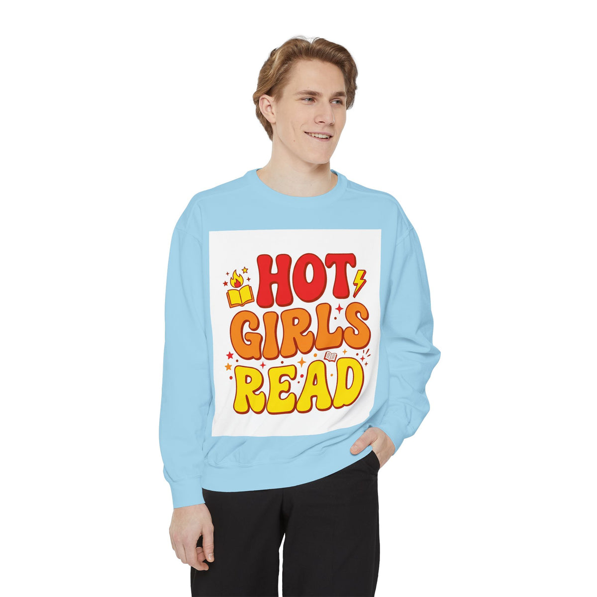 Hot Girls Read Sweatshirt – Book Lover Gift