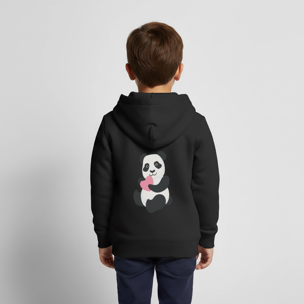 Kids Premium Organic Zip Hoodie - black