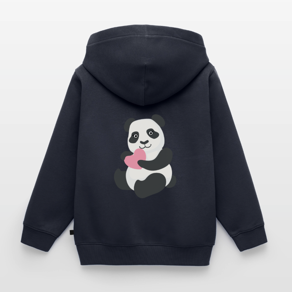 Kids Premium Organic Zip Hoodie - navy