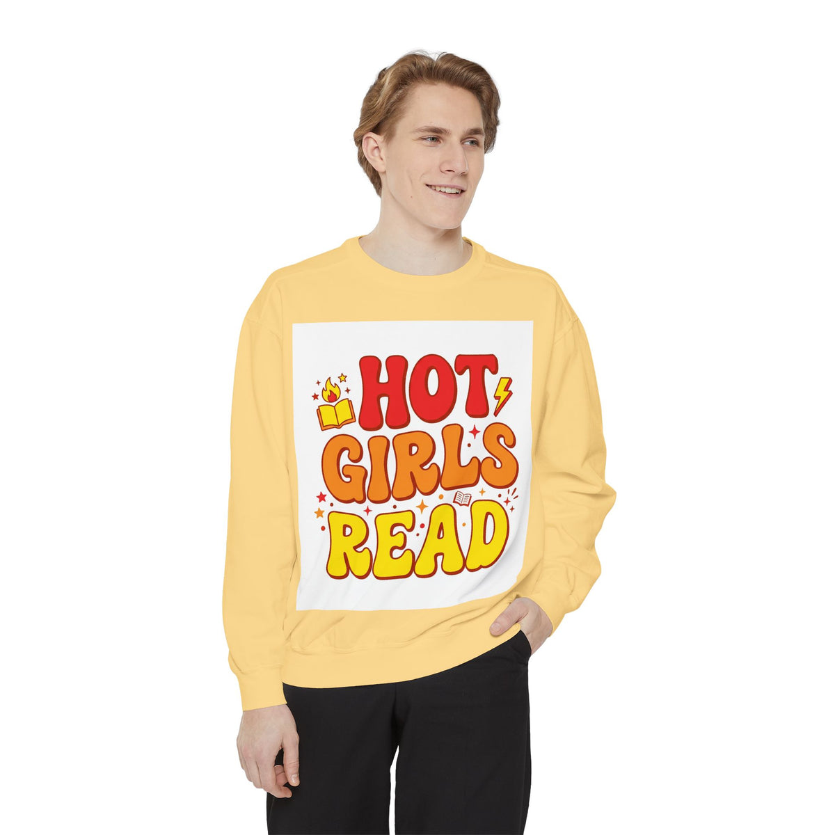 Hot Girls Read Sweatshirt – Book Lover Gift