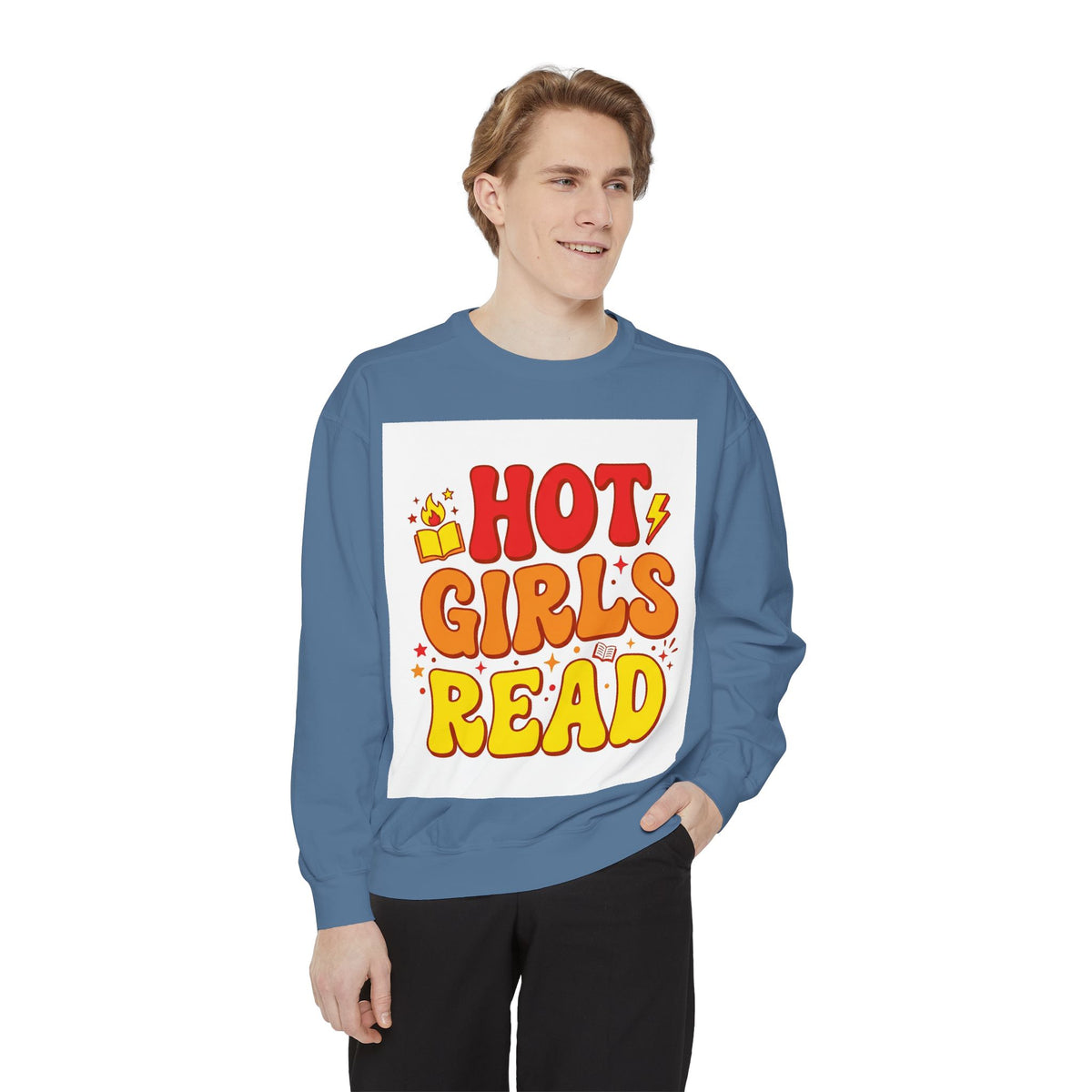 Hot Girls Read Sweatshirt – Book Lover Gift